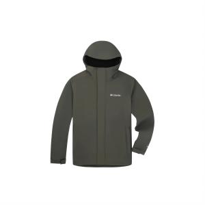 Columbia Водонепроницаемая, ветрозащитная, дышащая и теплая ветровка Men's, Ink Gray