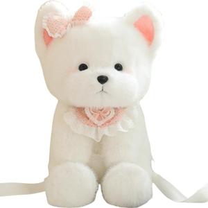 Симпатичный рюкзак для собаки с дизайном питомца и плюшевой куклой 38cm Length Click