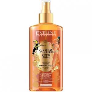 Brazil Body Роскошный спрей-автозагар 5в1 для лица и тела 150мл, Eveline Cosmetics