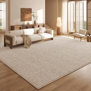 Budis Ковер 200х350 см для гостиной и спальни, моющийся, водо- и грязеотталкивающий, дышащий и антибактериальный, Plain Twist