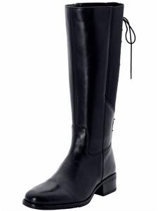 Сапоги с широким голенищем черного цвета sheego