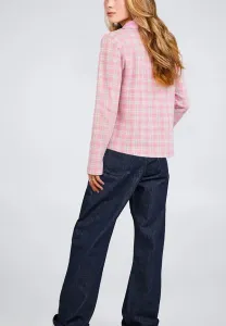 Топ с длинными рукавами «диана» Oh April, Petal Cream Check