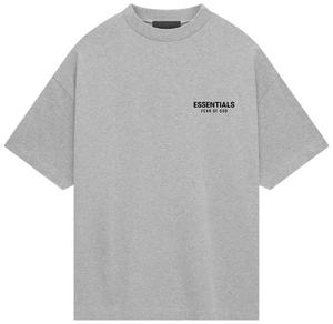 Футболка Fear of God Essentials Jersey Crewneck Tee 'Light Heather Grey', серый
