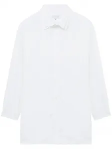 Рубашка с многослойным воротником Yohji Yamamoto, белый