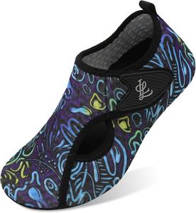 Водные тапочки LeIsfIt для женщин и мужчин, для плавания, пляжа и ходьбы, быстросохнущие акваносочки для бассейна, дайвинга, прогулок на лодке, реки, йоги, озера и серфинга, голубой