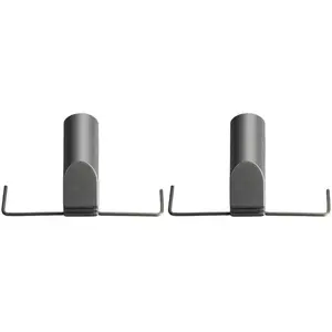 Держатель-зажим Liedeco, (комплект, 2 шт.), для кафе-баров Ø 12 мм, цвет silberfarben/matt