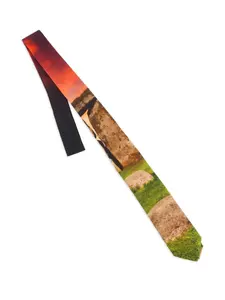 Галстук с принтом Jordanluca, коричневый