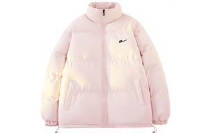 ПППуховик женский с воротником стойкой утепленный WARRIOR, 粉色【强推👍加厚款】