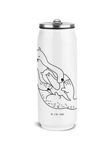 Mr. & Mrs. Panda Детская бутылочка для питья Otter без надписи, белого цвета