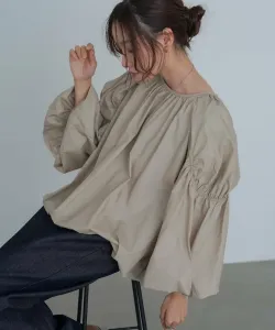 Блузка с присборенной юбкой и воздушным шаром