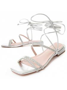 Сандалии Sandsum в серебряном цвете Montevita