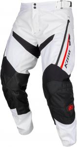 Мужские мотоциклетные брюки KLIM Dakar in The Boot Off-Road, White - Black