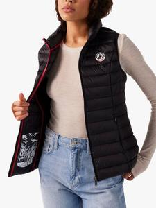 Женский упаковываемый пуховик без рукавов JOTT, черный