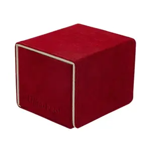 Коробка для колоды Vivid Deluxe Alcove Edge - красный, Deck Boxes (Ultra Pro)