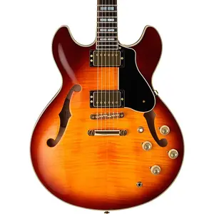 Электрогитара Yamaha SA2200 Semi-Hollow 2020-х годов - Цвет «Виолончельный солнечный выблеск»
