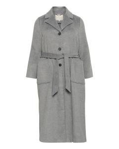 KAFFE CURVE Демисезонное пальто 'Celina' в сером цвете