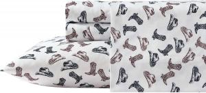 Wrangler Комплект постельного белья King (198x203 см), черный, ультрамягкий, немнущийся, с глубокими карманами: простыня, натяжная простыня, наволочки.