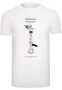 Рубашка Mister Tee Depresso, белый