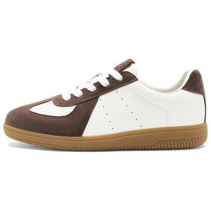 NINE WEST Женские низкие скейтерские кеды бежево-коричневые, цвет Beige/Brown