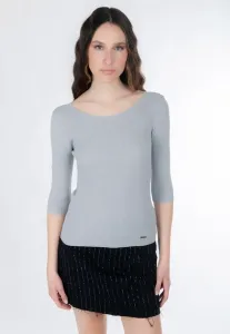 Свитер с вырезом на спине Influencer, Silver