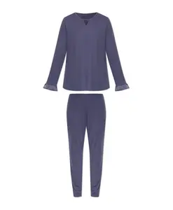 Пижама Клэр из двух частей Hanro, синий