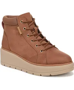 Женские ботильоны Nice Day Max Alpine Wedge с водонепроницаемой подошвой Dr. Scholl's, коричневый