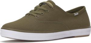Женские кроссовки Keds Champion с шнуровкой для сезона, оливковый