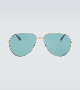 Солнцезащитные очки-авиаторы Cartier, синий
