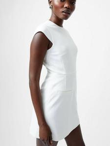 Мини-платье с круглым вырезом whisper French Connection, цвет Summer White