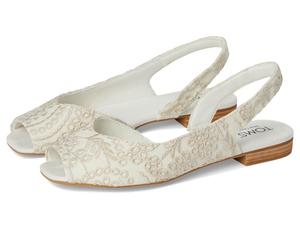 Балетки TOMS Briella Slingback, Egret Botanical Eyelet