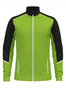 Флисовая куртка "Аллай" зеленого цвета Odlo