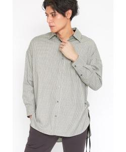 TORNADO MART∴Gun Club Check Overdrawn Shirt