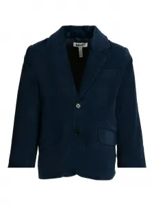 Бархатный пиджак на двух пуговицах Molo, синий