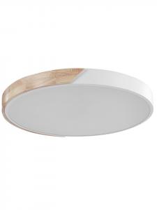 Beliani Потолочные светильники PATTANI бело-коричневого цвета - (Ш) 51 x (В) 5 x (Д) 51 см