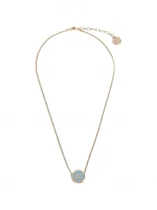 Ожерелье с логотипом Miu Miu, золотой