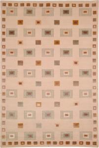 Ковер SAFAVIEH, 244 x 305 см, - Tibetan Collection - большой, цвет ivory, ручная вязка из шерсти, идеально для гостиной, спальни, офиса, столовой (TB372B)