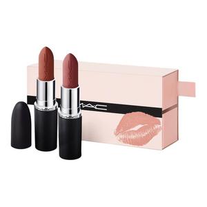 Набор губных помад Light Kiss Combination Gift Box Set матовые легко растушевываются тон 3,5г*2 MAC