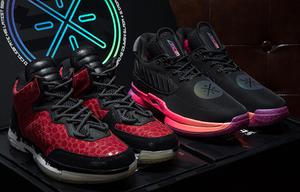 Баскетбольные кроссовки WAY OF WADE мужские высокие черные/красные Lining