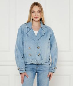 Джинсовая куртка c_dnm Regular fit Boss Orange, синий