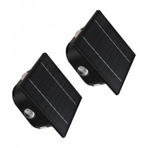 Комплект из 2 светодиодных уличных светильников из черного пластика Globo Lighting, черный