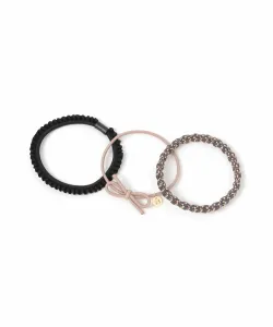 Набор из 3 резинок для волос разных цветов Niko And ..., цвет Black(19)