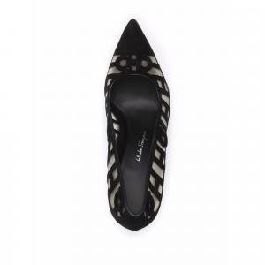 Ferragamo Туфли-лодочки с детализацией Salvatore Ferragamo, черный