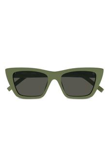 Солнцезащитные очки Saint Laurent Eyewear в геометрической оправе, зеленый