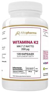 AltoPharma, Витамин К2 vitaMK7 200 мкг, 120 капсул. Inna