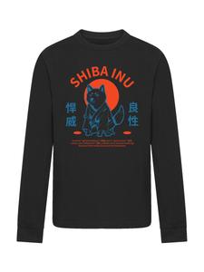 Рубашка F4NT4STIC Japanischer Shiba Inu Hund, черный