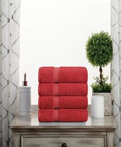 Набор банных полотенец Superior из египетского хлопка, 2 шт, красный