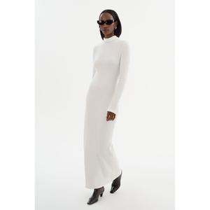 Линдси | Вязаное макси-платье Lamarque, белый