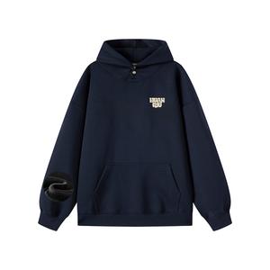 Толстовка Unisex Hooded Thickened HUANQIU, темно-синий fleece-lined