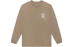 Футболка унисекс коричневая Vans, коричневый