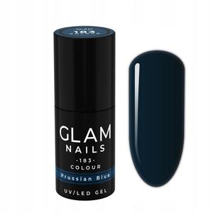 Гибридный лак для ногтей Glam Nails 183 Prussian Blue 6 мл